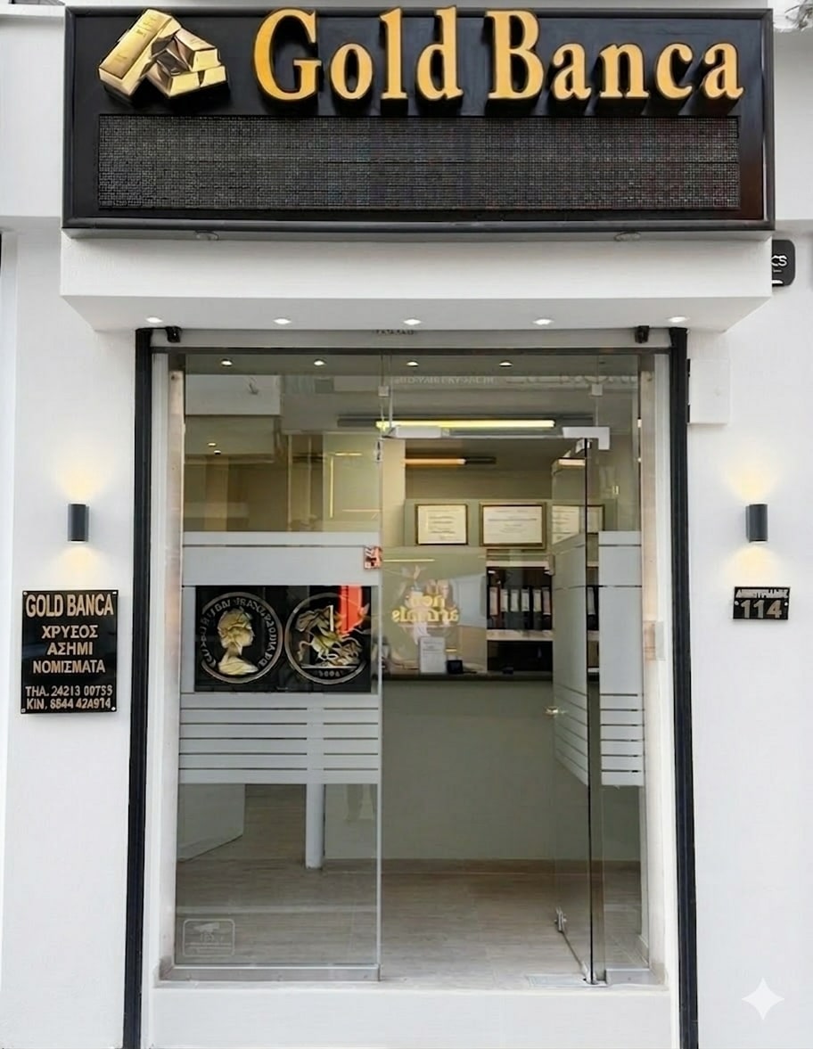 Πρόσοψη καταστήματος Gold Banca